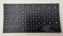Keyboard stickers upper case non transparent US keyboard