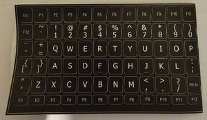 Keyboard sticker replacement set US keyboard