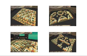 3D mahjongg computer game screenshots