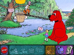 Preschool learning games with Clifford the Big Red Dog