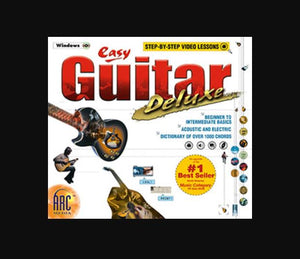 Easy Guitar learn to play guitar software program
