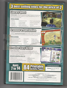 Eureka Lets Learn Literacy pre-owned rear of pack