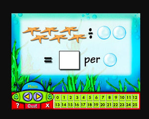 Maths app for children to learn multiplication and division