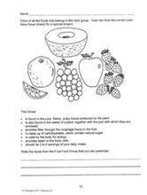 Nutrition learning software for children 