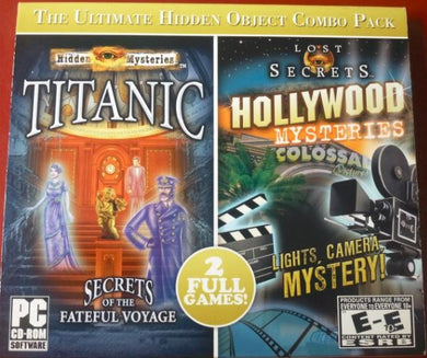 Hidden Mysteries Titanic & Lost Secrets Hollywood Twin Pack cd-rom version