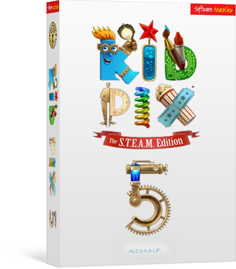 Kid Pix 5 STEAM version school licence Network Version for MAC OS X
