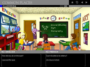 Adults and kids learn to speak French with language learning programs for Windows available on disc or digital download