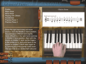 Easy Piano learn to play piano learning software