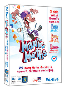 Manic Maths Bundle ages 5 to 12