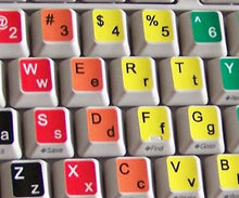 Lower and upper case keyboard stickers x30 Lab / Classroom pack
