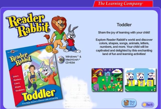 Reader Rabbit Toddler Outro Reader Rabbit Toddler – Aussie Kids Software