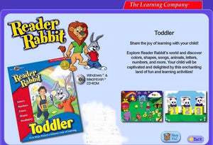 Toddlers & preschoolers learn to use a computer mouse with Reader Rabbit