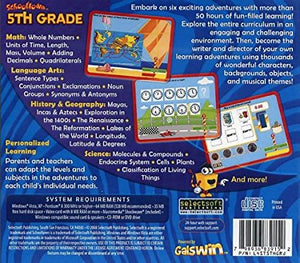 Schooltown 5th Grade cd-rom version 32-bit only