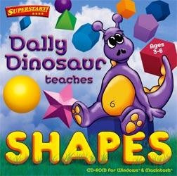 Dally Dinosaur Teaches Shapes cd-rom version