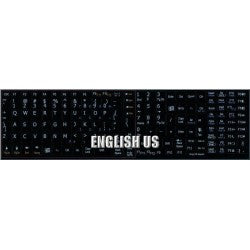Keyboard stickers - full notebook replacement set for US keyboard