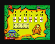 Fun with Addition & Subtraction maths learning game on computer